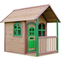 AXI Alex Maison Enfant En Bois FSC | Maison De Jeux Pour L'extérieur / Jardin En Marron & Vert | Maisonnette / Cabane De Jeu Avec Des Fenêtres & Véranda - Marron 7 AXI Alex Maison Enfant En Bois FSC | Maison De Jeux Pour L'extérieur / Jardin En Marron & Vert | Maisonnette / Cabane De Jeu Avec Des Fenêtres & Véranda - Marron -Axi Soldes Boutique 11027133 3