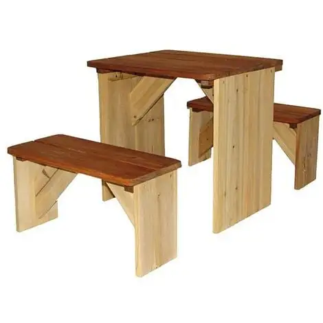 AXI ZidZed Table Picnic Enfant En Bois | Banc Pique Nique Pour Enfants - Marron 1 AXI ZidZed Table Picnic Enfant En Bois | Banc Pique Nique Pour Enfants - Marron
