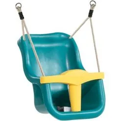 AXI Portique En Bois Marron  Balançoire Bébé | Balançoire Turquoise / Jaune Pour Les Enfants à Partir De 9 Mois | Balançoire Pour L'extérieur / Le Jardin - Marron -Axi Soldes Boutique 11027486 4
