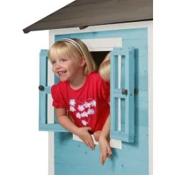 AXI Maison Enfant Beach Lodge En Bleu | Maison De Jeux En Bois FFC Pour Les Enfants | Maisonnette / Cabane De Jeu Pour Le Jardin - Bleu -Axi Soldes Boutique 12736691 4