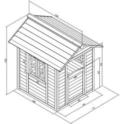 AXI Maison Enfant Beach Lodge En Bleu | Maison De Jeux En Bois FFC Pour Les Enfants | Maisonnette / Cabane De Jeu Pour Le Jardin - Bleu -Axi Soldes Boutique 12736691 5