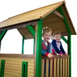 AXI Bogo Maison Enfant Avec Toboggan Vert | Aire De Jeux Pour L'extérieur En Marron & Vert | Maisonnette / Cabane De Jeu En Bois FSC - Marron 9 AXI Bogo Maison Enfant Avec Toboggan Vert | Aire De Jeux Pour L'extérieur En Marron & Vert | Maisonnette / Cabane De Jeu En Bois FSC - Marron -Axi Soldes Boutique 13370972 5