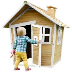 AXI Alice Maison Enfant En Bois FSC | Maison De Jeux Pour L'extérieur / Jardin En Marron & Blanc | Maisonnette / Cabane De Jeu Avec Des Fenêtres - Marron 8 AXI Alice Maison Enfant En Bois FSC | Maison De Jeux Pour L'extérieur / Jardin En Marron & Blanc | Maisonnette / Cabane De Jeu Avec Des Fenêtres - Marron -Axi Soldes Boutique 18376343 4