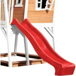 AXI Max Maison Enfant Avec Bac à Sable & Toboggan Rouge | Aire De Jeux Pour L'extérieur En Marron & Blanc | Maisonnette / Cabane De Jeu En Bois FSC - Marron 8 AXI Max Maison Enfant Avec Bac à Sable & Toboggan Rouge | Aire De Jeux Pour L'extérieur En Marron & Blanc | Maisonnette / Cabane De Jeu En Bois FSC - Marron -Axi Soldes Boutique 18376346 4