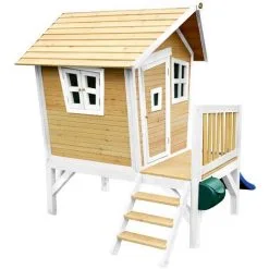 AXI Robin Maison Enfant Avec Toboggan Bleu | Aire De Jeux Pour L'extérieur En Marron & Blanc | Maisonnette / Cabane De Jeu En Bois FSC - Marron 9 AXI Robin Maison Enfant Avec Toboggan Bleu | Aire De Jeux Pour L'extérieur En Marron & Blanc | Maisonnette / Cabane De Jeu En Bois FSC - Marron -Axi Soldes Boutique 18376352 5