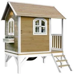 AXI Tom Maison Enfant Avec Toboggan Rouge | Aire De Jeux Pour L'extérieur En Marron & Blanc | Maisonnette / Cabane De Jeu En Bois FSC - Marron 7 AXI Tom Maison Enfant Avec Toboggan Rouge | Aire De Jeux Pour L'extérieur En Marron & Blanc | Maisonnette / Cabane De Jeu En Bois FSC - Marron -Axi Soldes Boutique 18376366 3