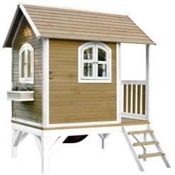 AXI Tom Maison Enfant Avec Toboggan Rose | Aire De Jeux Pour L'extérieur En Marron & Blanc | Maisonnette / Cabane De Jeu En Bois FSC - Marron 7 AXI Tom Maison Enfant Avec Toboggan Rose | Aire De Jeux Pour L'extérieur En Marron & Blanc | Maisonnette / Cabane De Jeu En Bois FSC - Marron -Axi Soldes Boutique 18376368 3