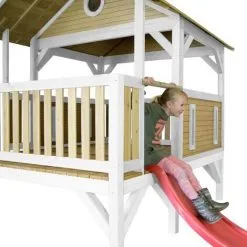 AXI Meeko Maison Enfant Avec Toboggan Rouge | Aire De Jeux Pour L'extérieur En Marron & Blanc | Maisonnette / Cabane De Jeu En Bois FSC - Marron 8 AXI Meeko Maison Enfant Avec Toboggan Rouge | Aire De Jeux Pour L'extérieur En Marron & Blanc | Maisonnette / Cabane De Jeu En Bois FSC - Marron -Axi Soldes Boutique 18396103 4