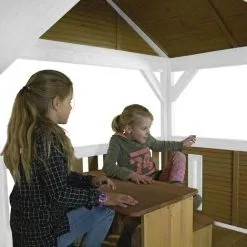AXI Simba Maison Enfant Avec Sac à Sable & Toboggan Blanc | Aire De Jeux Pour L'extérieur En Marron & Blanc | Maisonnette / Cabane De Jeu En Bois FSC - Marron 7 AXI Simba Maison Enfant Avec Sac à Sable & Toboggan Blanc | Aire De Jeux Pour L'extérieur En Marron & Blanc | Maisonnette / Cabane De Jeu En Bois FSC - Marron -Axi Soldes Boutique 18396545 3