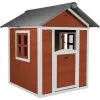 AXI Maison Enfant Beach Lodge En Rouge | Maison De Jeux En Bois FFC Pour Les Enfants | Maisonnette / Cabane De Jeu Pour Le Jardin - Rouge