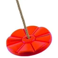 AXI Siège Balançoire Ronde En Plastique Rouge | Balançoire Enfant - 27 Cm - Rouge
