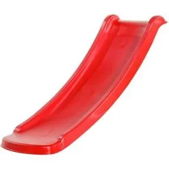 AXI Sky120 Toboggan Rouge - 118 Cm | Élément Complémentaire Pour Aire De Jeux / Maison De Jeu Enfant | Toboggan Pour Hauteur De Estrade 60 Cm - Rouge