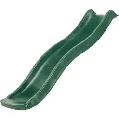 AXI Sky175 Toboggan à Eau En Vert - 175 Cm | Élément Complémentaire Pour Aire De Jeux / Maison De Jeu Enfant | Toboggan Pour Hauteur De Estrade 90 Cm - Vert