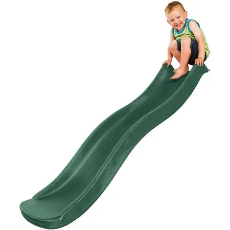 AXI Sky175 Toboggan à Eau En Vert - 175 Cm | Élément Complémentaire Pour Aire De Jeux / Maison De Jeu Enfant | Toboggan Pour Hauteur De Estrade 90 Cm - Vert 2 AXI Sky175 Toboggan à Eau En Vert - 175 Cm | Élément Complémentaire Pour Aire De Jeux / Maison De Jeu Enfant | Toboggan Pour Hauteur De Estrade 90 Cm - Vert – Image 2