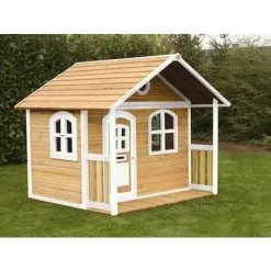 AXI Milan Maison Enfant En Bois FSC | Maison De Jeux Pour L'extérieur / Jardin En Marron & Blanc | Maisonnette / Cabane De Jeu Avec Des Fenêtres - Marron 9 AXI Milan Maison Enfant En Bois FSC | Maison De Jeux Pour L'extérieur / Jardin En Marron & Blanc | Maisonnette / Cabane De Jeu Avec Des Fenêtres - Marron -Axi Soldes Boutique 30328983 5
