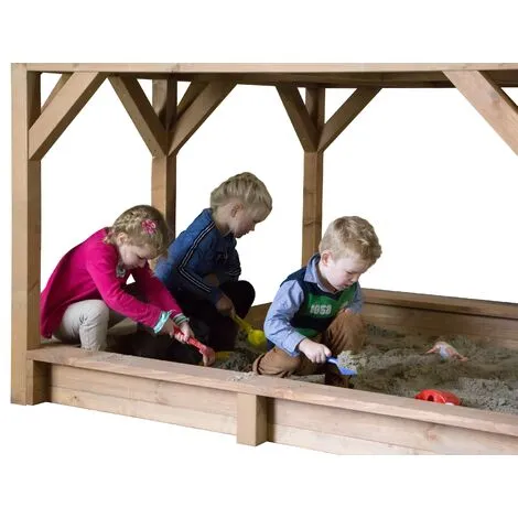 AXI Atka Maison Enfant Avec Bac à Sable & Toboggan Gris | Aire De Jeux Pour L'extérieur En Marron & Vert | Maisonnette / Cabane De Jeu En Bois FSC - Marron 4 AXI Atka Maison Enfant Avec Bac à Sable & Toboggan Gris | Aire De Jeux Pour L'extérieur En Marron & Vert | Maisonnette / Cabane De Jeu En Bois FSC - Marron – Image 4