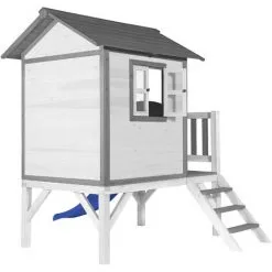 AXI Maison Enfant Beach Lodge XL En Blanc Avec Toboggan En Bleu | Maison De Jeux En Bois FFC Pour Les Enfants | Maisonnette / Cabane De Jeu Pour Le Jardin - Blanc 7 AXI Maison Enfant Beach Lodge XL En Blanc Avec Toboggan En Bleu | Maison De Jeux En Bois FFC Pour Les Enfants | Maisonnette / Cabane De Jeu Pour Le Jardin - Blanc -Axi Soldes Boutique 30353880 3