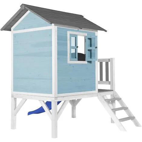 AXI Maison Enfant Beach Lodge XL En Bleu Avec Toboggan En Bleu | Maison De Jeux En Bois FFC Pour Les Enfants | Maisonnette / Cabane De Jeu Pour Le Jardin - Bleu 4 AXI Maison Enfant Beach Lodge XL En Bleu Avec Toboggan En Bleu | Maison De Jeux En Bois FFC Pour Les Enfants | Maisonnette / Cabane De Jeu Pour Le Jardin - Bleu – Image 4