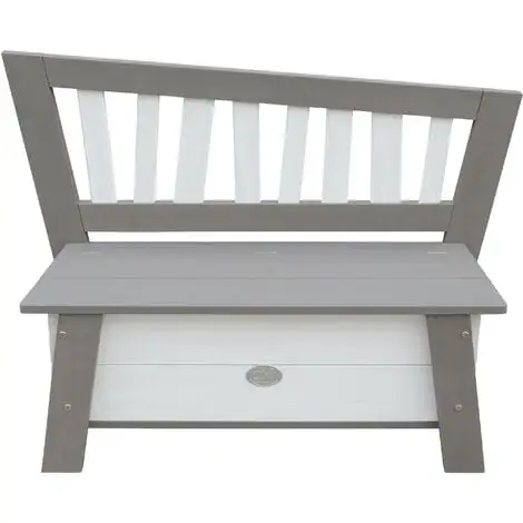 AXI Corky Banc De Rangement En Gris & Blanc | Banc Enfant 1 AXI Corky Banc De Rangement En Gris & Blanc | Banc Enfant