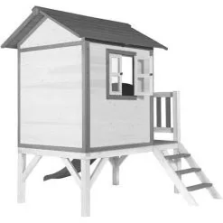 AXI Maison Enfant Beach Lodge XL En Blanc Avec Toboggan En Gris | Maison De Jeux En Bois FFC Pour Les Enfants | Maisonnette / Cabane De Jeu Pour Le Jardin - Blanc 8 AXI Maison Enfant Beach Lodge XL En Blanc Avec Toboggan En Gris | Maison De Jeux En Bois FFC Pour Les Enfants | Maisonnette / Cabane De Jeu Pour Le Jardin - Blanc -Axi Soldes Boutique 30353944 4