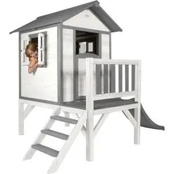 AXI Maison Enfant Beach Lodge XL En Blanc Avec Toboggan En Gris | Maison De Jeux En Bois FFC Pour Les Enfants | Maisonnette / Cabane De Jeu Pour Le Jardin - Blanc 9 AXI Maison Enfant Beach Lodge XL En Blanc Avec Toboggan En Gris | Maison De Jeux En Bois FFC Pour Les Enfants | Maisonnette / Cabane De Jeu Pour Le Jardin - Blanc -Axi Soldes Boutique 30353944 5