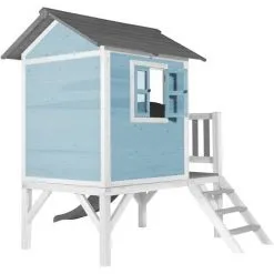 AXI Maison Enfant Beach Lodge XL En Bleu Avec Toboggan En Gris | Maison De Jeux En Bois FFC Pour Les Enfants | Maisonnette / Cabane De Jeu Pour Le Jardin - Bleu 8 AXI Maison Enfant Beach Lodge XL En Bleu Avec Toboggan En Gris | Maison De Jeux En Bois FFC Pour Les Enfants | Maisonnette / Cabane De Jeu Pour Le Jardin - Bleu -Axi Soldes Boutique 30353949 4