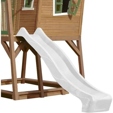 AXI Max Maison Enfant Avec Bac à Sable & Toboggan Blanc | Aire De Jeux Pour L'extérieur En Marron & Vert | Maisonnette / Cabane De Jeu En Bois FSC - Marron 4 AXI Max Maison Enfant Avec Bac à Sable & Toboggan Blanc | Aire De Jeux Pour L'extérieur En Marron & Vert | Maisonnette / Cabane De Jeu En Bois FSC - Marron – Image 4
