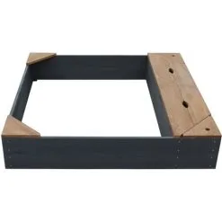 AXI Amy Bac à Sable Enfant | Bac à Sable Pour Enfants En Bois Avec Banc, Bâche & Rangements | Anthracite / Marron | 115 X 115 Cm - Gris 9 AXI Amy Bac à Sable Enfant | Bac à Sable Pour Enfants En Bois Avec Banc, Bâche & Rangements | Anthracite / Marron | 115 X 115 Cm - Gris -Axi Soldes Boutique 32528641 5