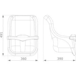AXI Siège De Balançoire Pour Bébé En Orange & Vert | Pour Des Bébés à Partir De 9 Mois - Orange -Axi Soldes Boutique 32528646 3