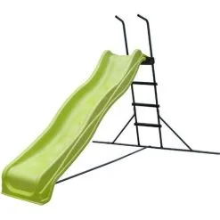 Axi Soldes Boutique 16 AXI Toboggan Sur Pied AXI 220cm Vert & Anthracite | Toboggan De Jardin En Métal Et Plastique - Vert