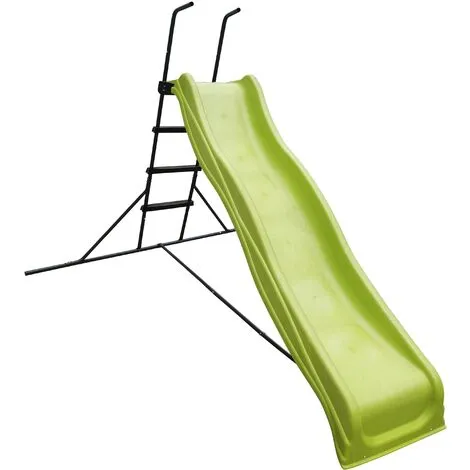 AXI Toboggan Sur Pied AXI 220cm Vert & Anthracite | Toboggan De Jardin En Métal Et Plastique - Vert 2 AXI Toboggan Sur Pied AXI 220cm Vert & Anthracite | Toboggan De Jardin En Métal Et Plastique - Vert – Image 2