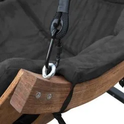 AXI Capri Chaise Suspendue Sur Pied En Bois | Fauteuil / Siège Suspendu Suspendu Avec Support Pour Le Jardin | Balançoire En Noir Pour L'extérieur Pour 1 Personne | Chargement Jusqu'à 150 Kg - Noir -Axi Soldes Boutique 32528750 3