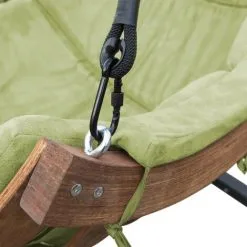 AXI Capri Chaise Suspendue Sur Pied En Bois | Fauteuil / Siège Suspendu Suspendu Avec Support Pour Le Jardin | Balançoire En Vert Pour L'extérieur Pour 1 Personne | Chargement Jusqu'à 150 Kg - Vert -Axi Soldes Boutique 32528781 3