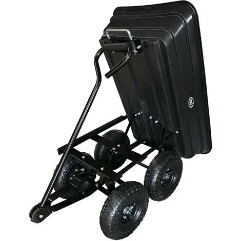 AXI AG75 Dump Truck / Charrette De Jardin Avec Basculeur Noir | Chariot De Transport De Jardin 75 Litres / Max 250 Kg. - Noir 5 AXI AG75 Dump Truck / Charrette De Jardin Avec Basculeur Noir | Chariot De Transport De Jardin 75 Litres / Max 250 Kg. - Noir – Image 5