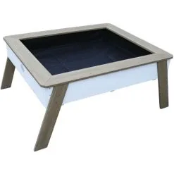 AXI Linda Table De Culture En Bois Avec Bac & Voile De Jardin | Potager Sur Pied / Jardinière En Marron & Blanc | Peut Aussi être Utilisé Comme Table De Sable Pour Les Enfants -Axi Soldes Boutique 35011352 3