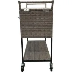 AXI Retro Cooler Wicker Marron | Réfrigérateur De Boissons Mobile Pour L'extérieur / Le Jardin | Glacière 76 Litre - Marron 8 AXI Retro Cooler Wicker Marron | Réfrigérateur De Boissons Mobile Pour L'extérieur / Le Jardin | Glacière 76 Litre - Marron -Axi Soldes Boutique 35933083 4