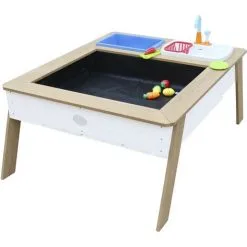 AXI Linda Table Sable Et Eau Avec Cuisine De Jeux En Bois | Table D'eau En Marron Et Blanc Avec Parasol | Table De Jeu Enfant à Eau Pour Le Jardin 8 AXI Linda Table Sable Et Eau Avec Cuisine De Jeux En Bois | Table D'eau En Marron Et Blanc Avec Parasol | Table De Jeu Enfant à Eau Pour Le Jardin -Axi Soldes Boutique 36287549 4