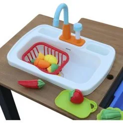 AXI Dennis Table Sable Et Eau En Bois Marron & Anthracite | Table D'eau Avec Couvercle, Boîtes De Rangement, Parasol & Jeu évier De Cuisine | Table De Jeu Enfant à Eau Pour Le Jardin - Gris 8 AXI Dennis Table Sable Et Eau En Bois Marron & Anthracite | Table D'eau Avec Couvercle, Boîtes De Rangement, Parasol & Jeu évier De Cuisine | Table De Jeu Enfant à Eau Pour Le Jardin - Gris -Axi Soldes Boutique 37486420 4