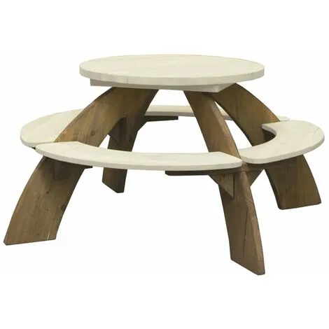 Table De Pique-nique D'enfants Orion Marron Et Blanc A031.024.00 AXI - Multicolore 2 Table De Pique-nique D'enfants Orion Marron Et Blanc A031.024.00 AXI - Multicolore – Image 2