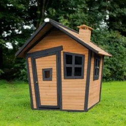 AXI Alice Maison Enfant En Bois FSC | Maison De Jeux Pour L'extérieur / Jardin En Anthracite & Marron | Maisonnette / Cabane De Jeu Avec Des Fenêtres - Gris 9 AXI Alice Maison Enfant En Bois FSC | Maison De Jeux Pour L'extérieur / Jardin En Anthracite & Marron | Maisonnette / Cabane De Jeu Avec Des Fenêtres - Gris -Axi Soldes Boutique 51231260 5