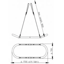 Balançoire Nid D'oiseau Roxy 170x70 Cm Noir AXI - Noir -Axi Soldes Boutique 53499560 3