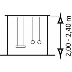 Balançoire Nid D'oiseau Roxy 170x70 Cm Noir AXI - Noir -Axi Soldes Boutique 53499560 5