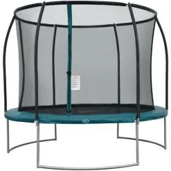 AXI Boston Trampoline Rond Avec Filet Ø 305 Cm En Vert | Trampoline Inground / Enterré & Onground Pour Enfants | Pour Le Jardin / L'extérieur - Vert