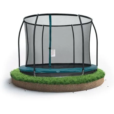 AXI Boston Trampoline Rond Avec Filet Ø 305 Cm En Vert | Trampoline Inground / Enterré & Onground Pour Enfants | Pour Le Jardin / L'extérieur - Vert 3 AXI Boston Trampoline Rond Avec Filet Ø 305 Cm En Vert | Trampoline Inground / Enterré & Onground Pour Enfants | Pour Le Jardin / L'extérieur - Vert – Image 3