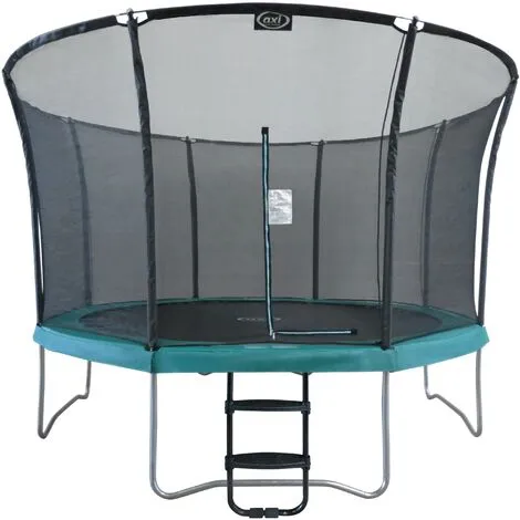 AXI Denver Trampoline Rond Avec échelle & Filet Ø 366 Cm En Vert | Trampoline Onground Sur Pieds Pour Enfants | Pour Le Jardin / L'extérieur - Vert 1 AXI Denver Trampoline Rond Avec échelle & Filet Ø 366 Cm En Vert | Trampoline Onground Sur Pieds Pour Enfants | Pour Le Jardin / L'extérieur - Vert